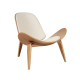 MODE Hans Wegner 2PCS Living Room Set, White