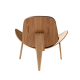 MODE Hans Wegner 2PCS Living Room Set, Black