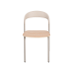 MODE Elara Round Dining Table Set with 4 Chairs, Light Brown & Natural
