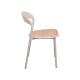 MODE Elara Round Dining Table Set with 4 Chairs, Light Brown & Natural