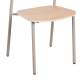 MODE Elara Round Dining Table Set with 4 Chairs, Light Brown & Natural