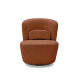 MODE Domi Swivel Chair, Burnt Orange