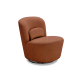 MODE Domi Swivel Chair, Burnt Orange
