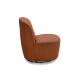 MODE Domi Swivel Chair, Burnt Orange