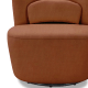 MODE Domi Swivel Chair, Burnt Orange