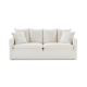 MODE Crepes 3.5-Seater Linen Sofa, Off-White