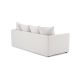 MODE Crepes 3.5-Seater Linen Sofa, Off-White