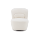 MODE Domi Swivel Chair, Pearly White