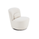 MODE Domi Swivel Chair, Pearly White