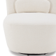 MODE Domi Swivel Chair, Pearly White