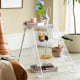 Alberto Meda Fording Side Table Replica, Transparent