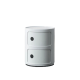Anna Ferrieri Componibili 2 Tier Storage Unit Replica, 32x40CM, White