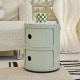 Anna Ferrieri Componibili 2 Tier Storage Unit Replica, 32x40CM, Matcha Green