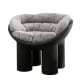 Faye Toogood Roly Poly Chair Replica, Black
