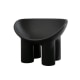 Faye Toogood Roly Poly Chair Replica, Black