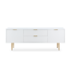 MODE Leia TV Stand, White Haze, 160x39.8x58cm