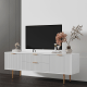 MODE Leia TV Stand, White Haze, 160x39.8x58cm