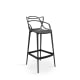 Velo Stackable Stool Replica, Black