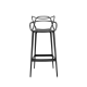 Velo Stackable Stool Replica, Black
