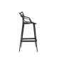 Velo Stackable Stool Replica, Black