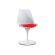 Eero Saarinen Tulip Chair Replica, Red & White