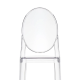Philippe Starck Victoria Ghost Bar Stool With Back Replica, Set of 2