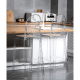 Philippe Starck Victoria Ghost Bar Stool With Back Replica, Set of 2