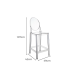 Philippe Starck Victoria Ghost Bar Stool With Back Replica, Set of 2