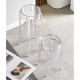 Philippe Starck Charles Ghost Bar Stool Replica 65cm, Set of 2
