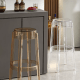 Philippe Starck Charles Ghost Bar Stool Replica 75cm, Set of 2