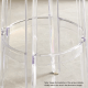 Philippe Starck Charles Ghost Bar Stool Replica 75cm, Set of 2