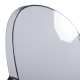 Philippe Starck Louis Ghost Chair with Arms Replica, Smoky Black