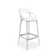 Velo Stackable Stool Replica, White