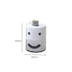 Fabio Novembre Componibili 2 Tier Smile Storage Unit Replica, White