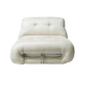 Tobia Scarpa Soriana Lounge Chair Replica, 1-Seater, White