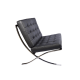 Mies Van Der Rohe Barcelona Chair Replica, 1-Seater