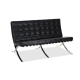 Mies Van Der Rohe Barcelona Chair Replica, 2-Seater