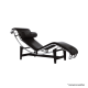 Le Corbusier LC4 Chaise Lounge Replica, Genuine Leather