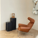Hans Wegner OX Armchair with Ottoman Replica