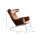 Hans Wegner OX Armchair with Ottoman Replica