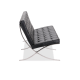 Mies Van Der Rohe Barcelona Chair with Ottoman Replica, 2-Seater