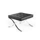 Mies Van Der Rohe Barcelona Chair with Ottoman Replica, 2-Seater