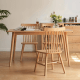 TON Ironica Dining Chair Replica, Natural, Set of 2