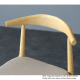 Hans Wegner Elbow Dining Chair CH20 Replica, Natural, Set of 2