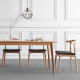 Hans Wegner Elbow Dining Chair CH20 Replica, Natural, Set of 2