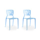 Dondoli Pocci Viento Chair Replica, Blue, Set of 2