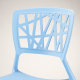 Dondoli Pocci Viento Chair Replica, Blue, Set of 2