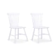 TON Ironica Dining Chair Replica, White, Set of 2