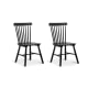 TON Ironica Dining Chair Replica, Black, Set of 2