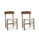 Borge Mogensen Shaker Chair J39 Replica, Walnut, Set of 2